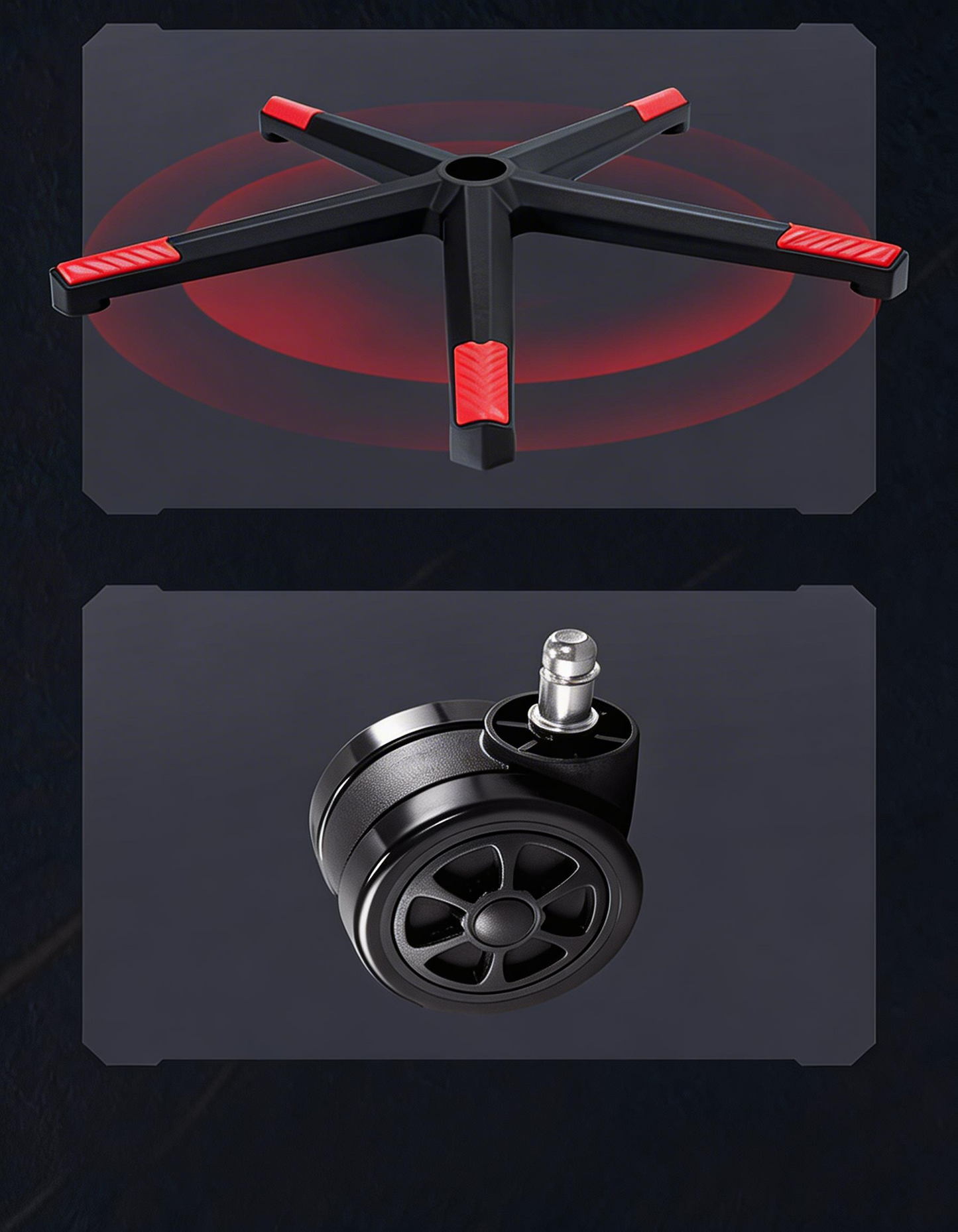 Ergonomic Racing Style Gaming Chair - Blue