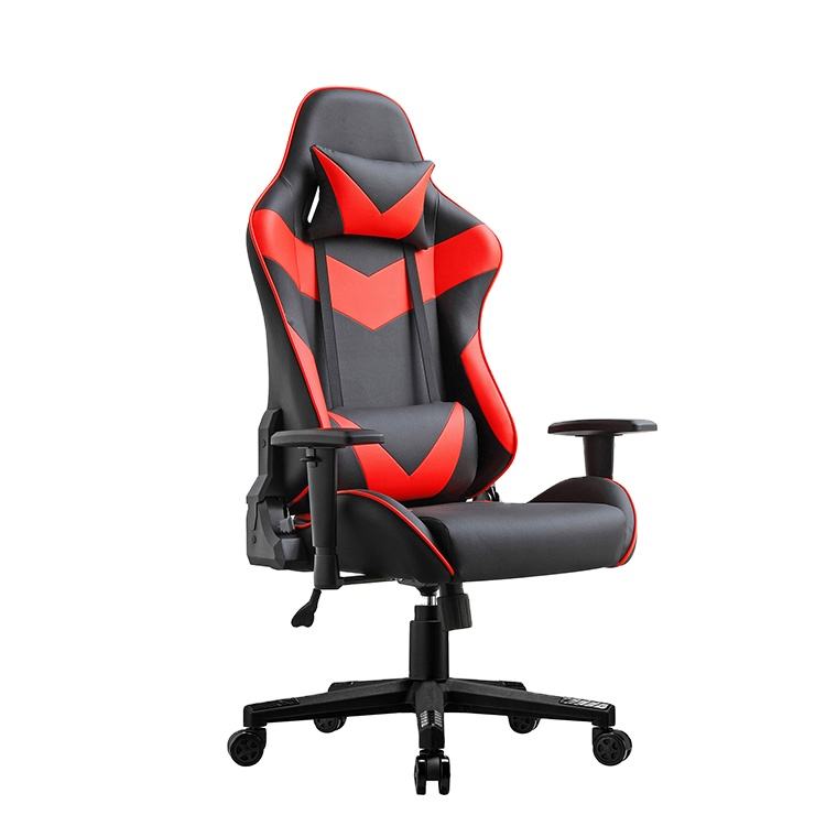 Ergonomic Racing Style Gaming Chair - Red
