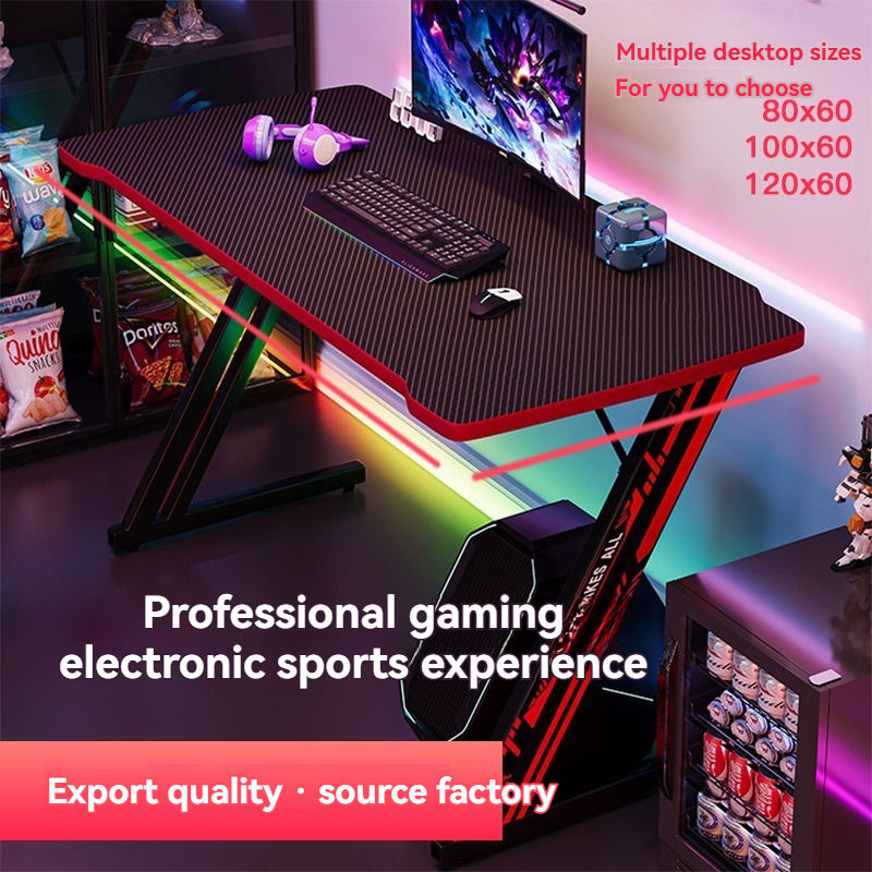LED RGB Gaming Computer Desk (47.2" W × 23.6" D × 29.5" H)