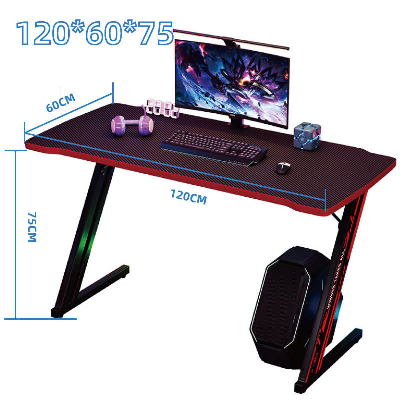 LED RGB Gaming Computer Desk (47.2" W × 23.6" D × 29.5" H)