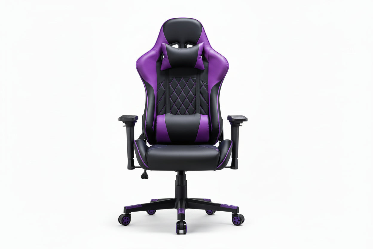 Ergonomic Racing Style Gaming Chair - Purple