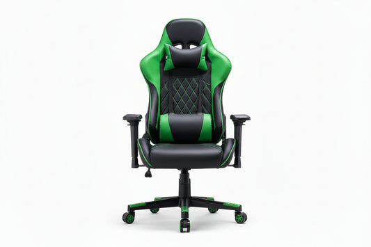 Ergonomic Racing Style Gaming Chair - Green