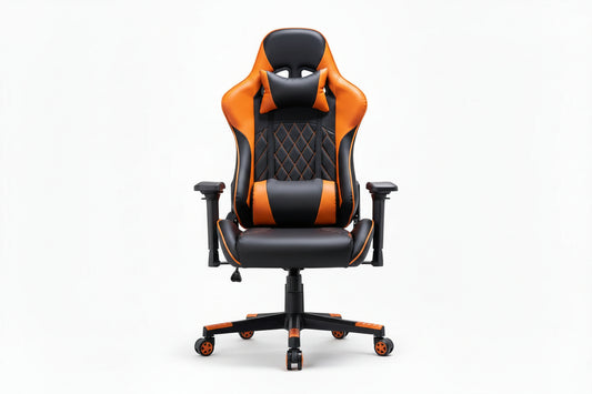 Ergonomic Racing Style Gaming Chair - Orange